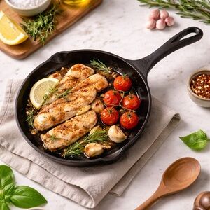 Lodge Cast Iron Skillet 1 C8SK Black Fry Pan Cooking Heavy Made in USA Cookware